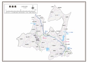 東北地方 楽地図 日本全国の白地図ダウンロードサイト