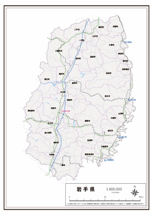 東北地方 楽地図 日本全国の白地図ダウンロードサイト