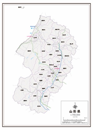 東北地方 楽地図 日本全国の白地図ダウンロードサイト