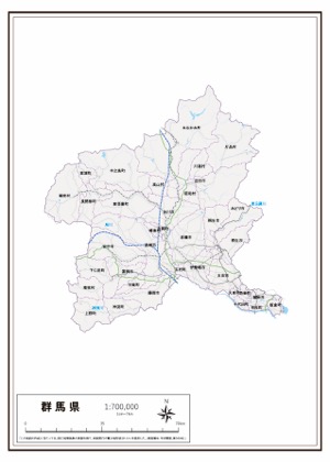 関東地方 楽地図 日本全国の白地図ダウンロードサイト