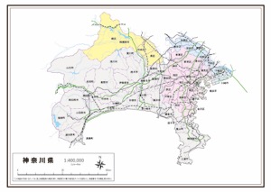 岐阜県 県域のみ の白地図 ラクして 楽しい 楽地図