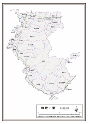 京都府 市区町村名 の白地図 ラクして 楽しい 楽地図