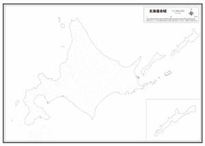 北海道地方 楽地図 日本全国の白地図ダウンロードサイト